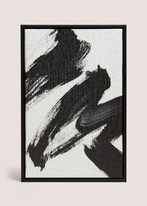 Monochrome Abstract Small Wall Art Image 1
