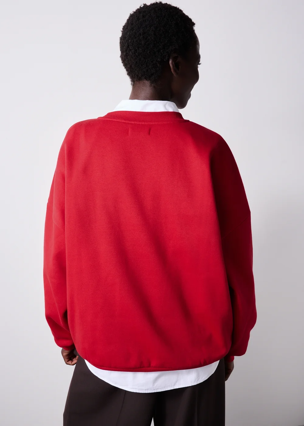 Red Jingle Crew Christmas Sweatshirt - XS Image 3