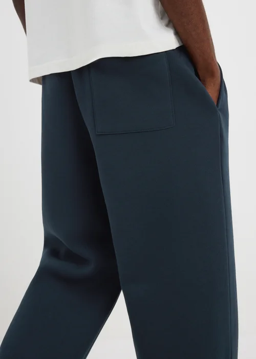 Navy Relaxed Straight Fit Jogging Bottoms - XS Image 3