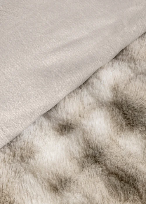 Mink Faux Fur Duvet Set - Double Image 3
