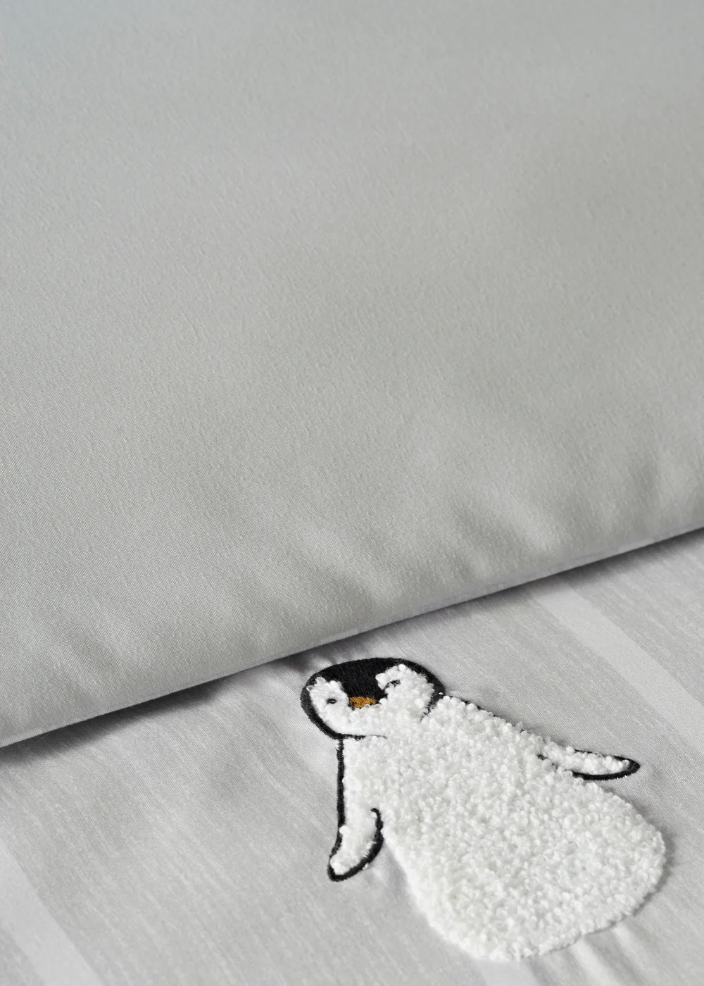 Penguin Embroidered Bed Sheet - Single Image 3