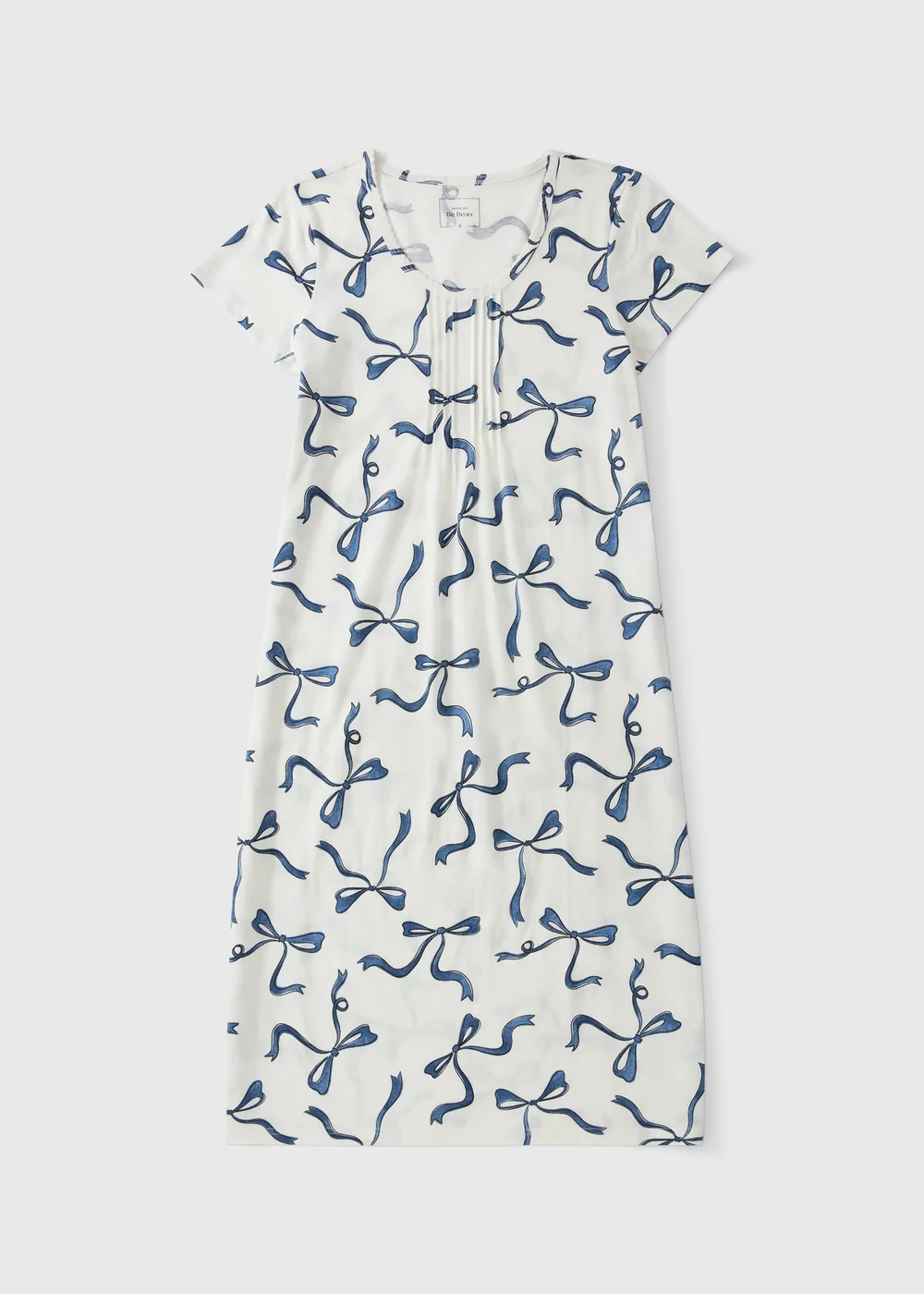 Blue Bow Print Nightie - XS Image 1