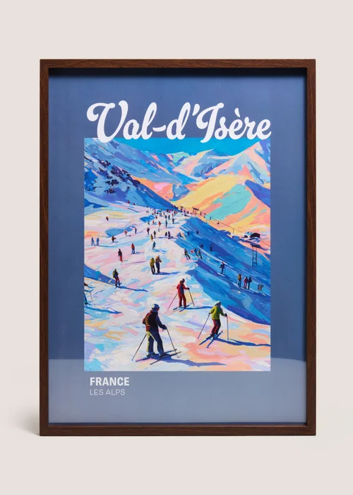 Val-d’Isère Ski Mountain Wall Art Image 1