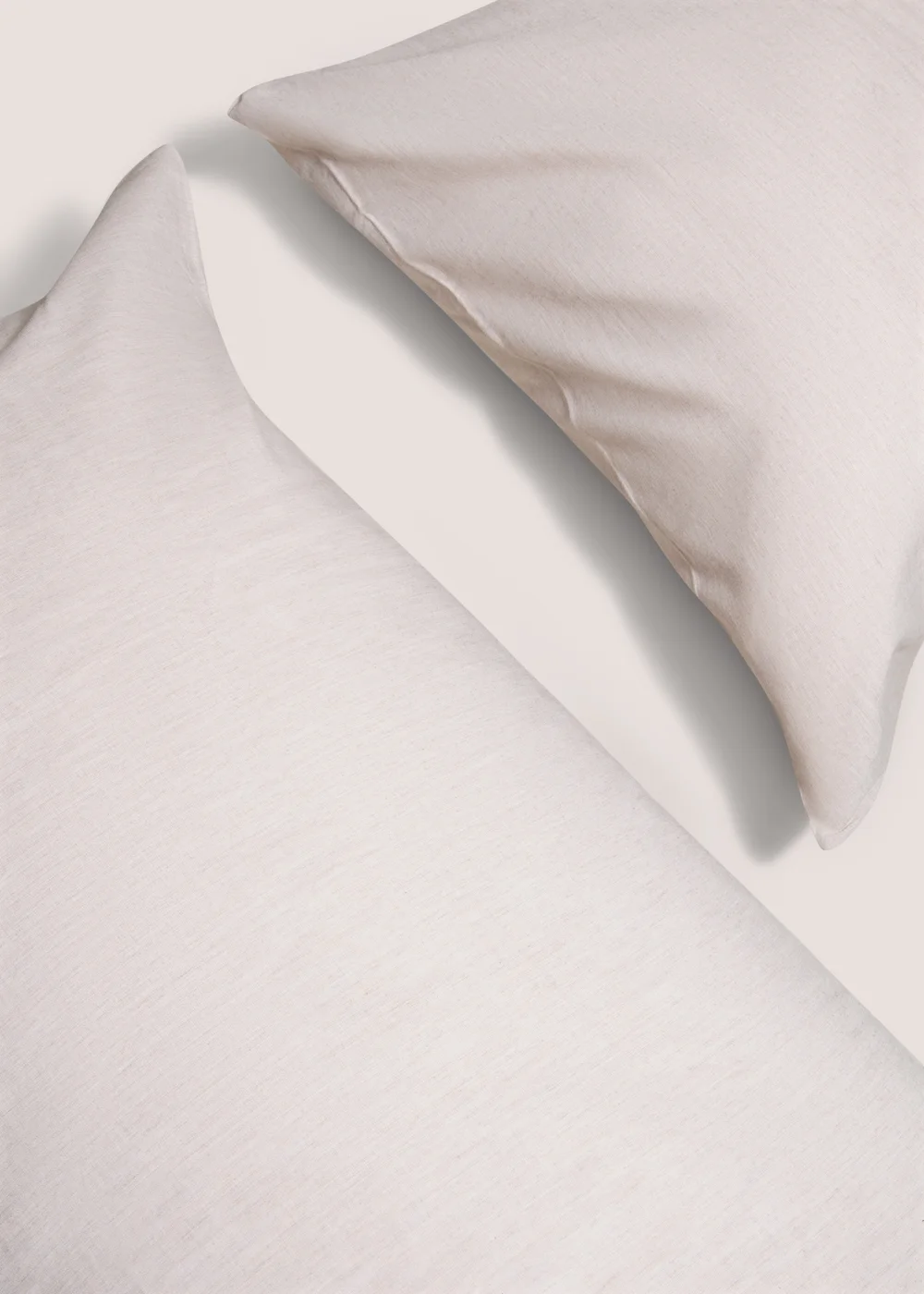 Natural Washed Cotton Fitted Sheet Bundle - Single Image 2