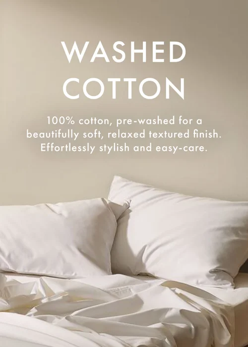 Green Washed Cotton Fitted Sheet Bundle - Single Image 2
