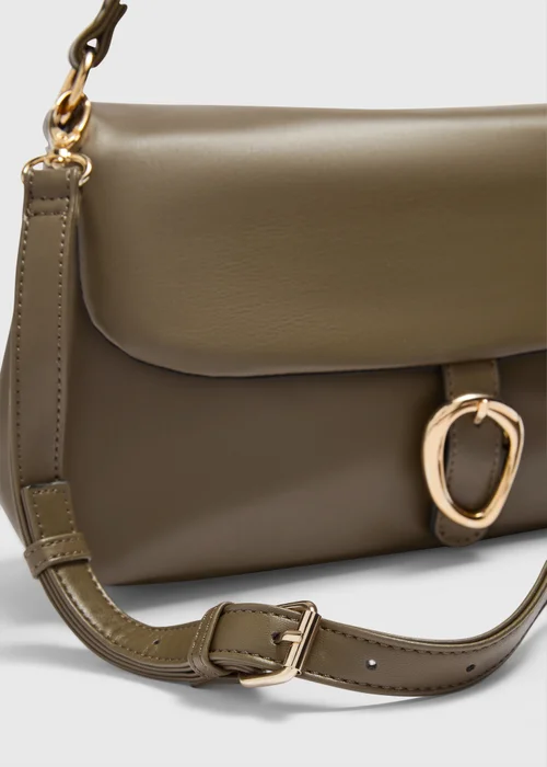 Green Buckle Hand Bag - One Size Image 2
