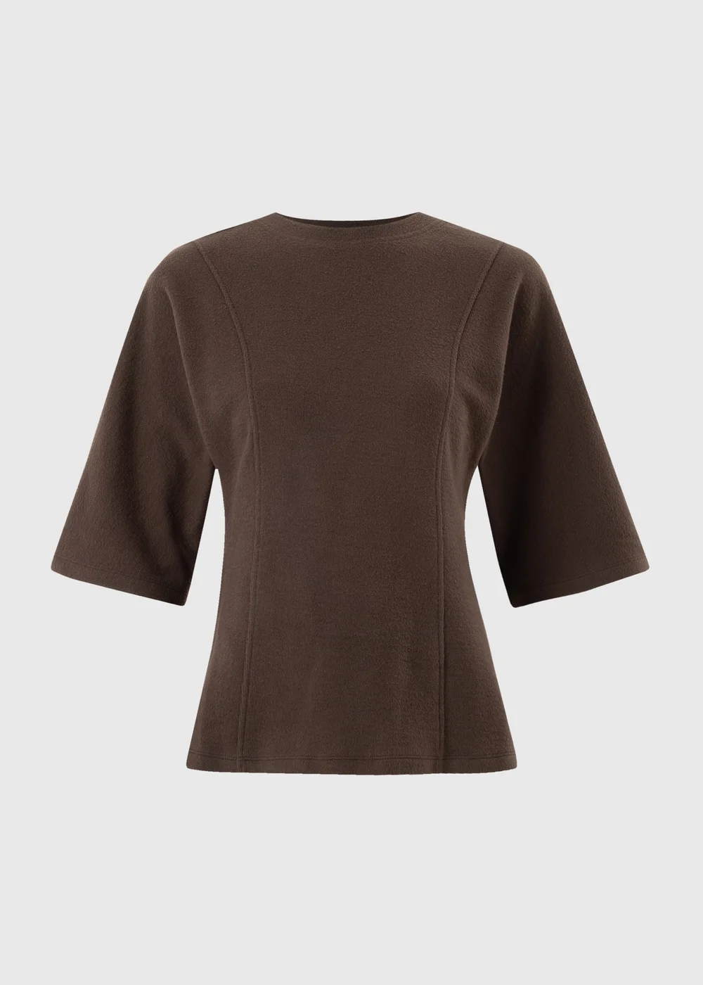 Chocolate Soft Touch Kimono T-Shirt - 8 Image 1