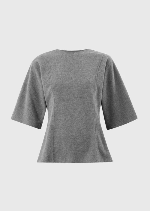 Grey Soft Touch Kimono T-Shirt - 8 Image 3