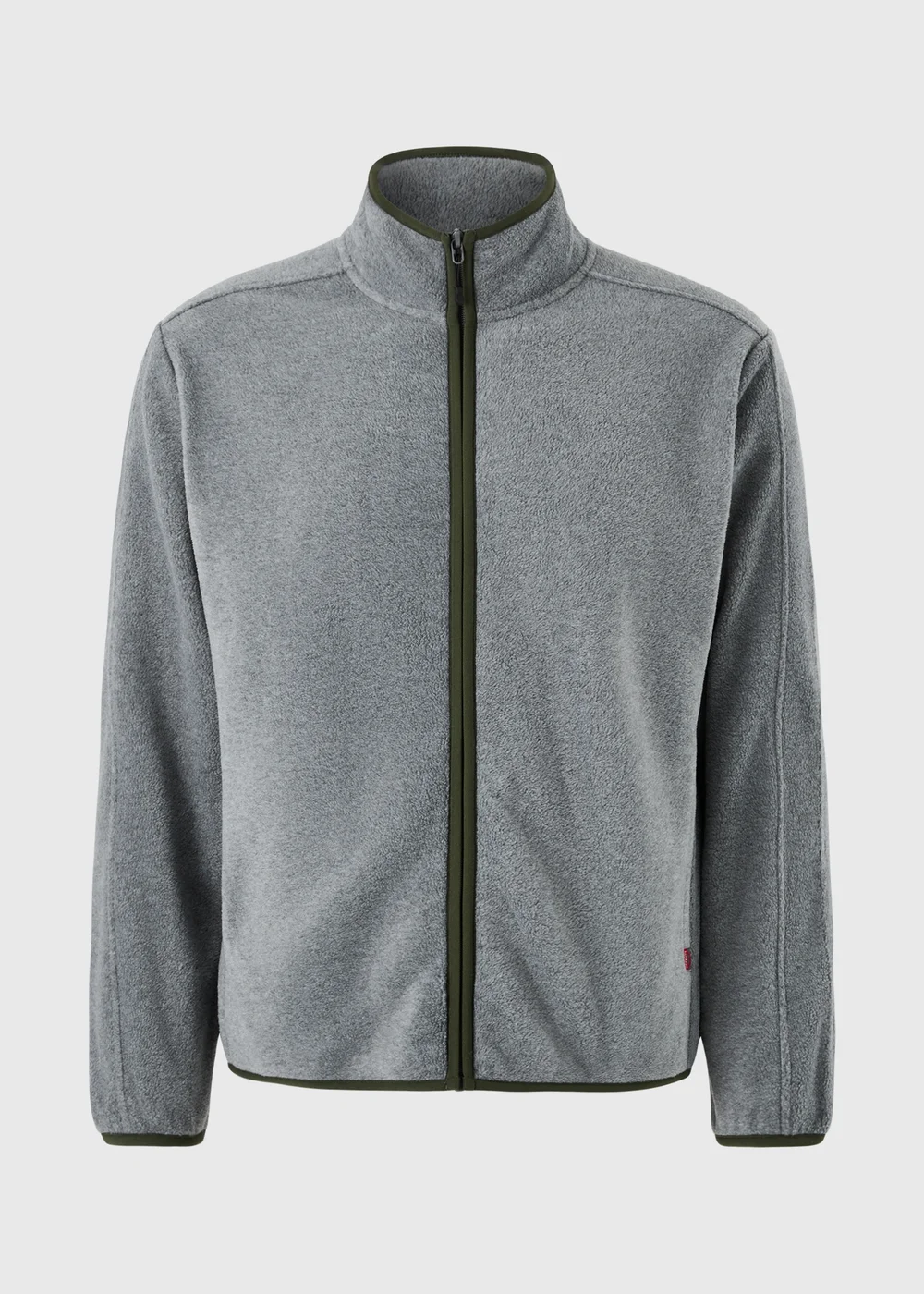 Grey Full Zip Fleece - S Image 4