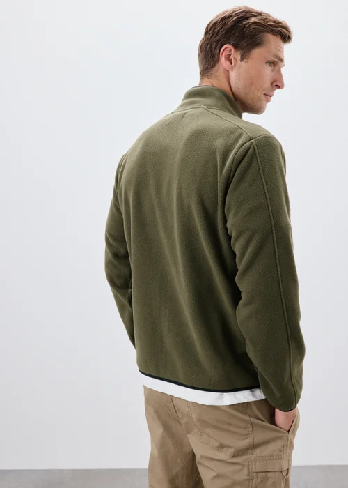 Khaki Full Zip Fleece - S Image 2