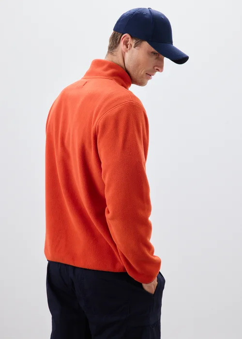 Orange Half Zip Fleece - S Image 2