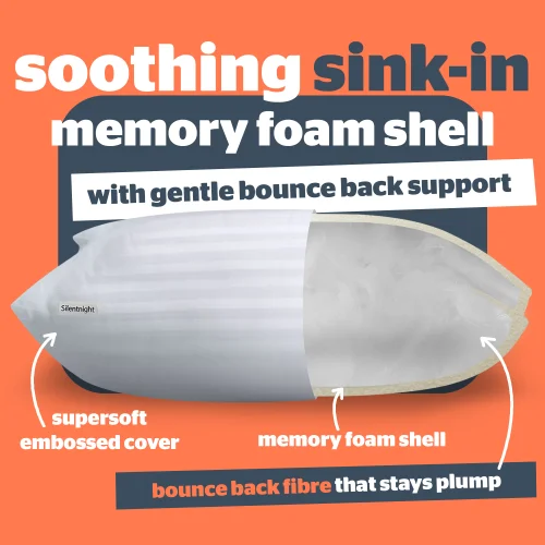 Silentnight Sink-In Memory Foam Pillow Pair Image 3