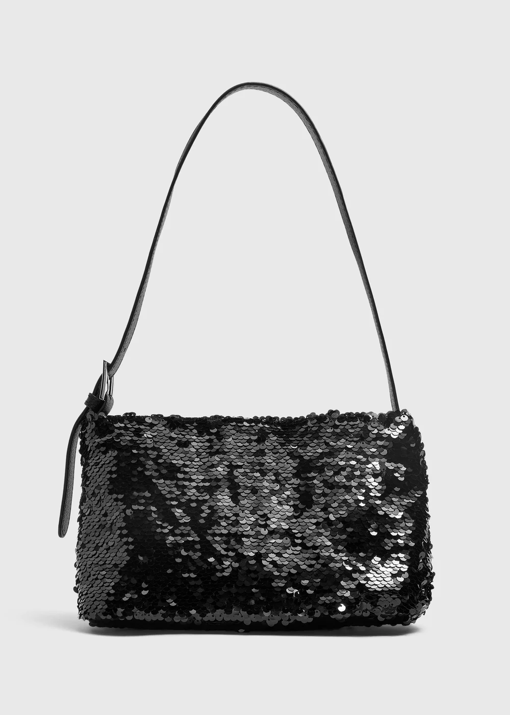 Black Sequin Bag - One Size Image 1