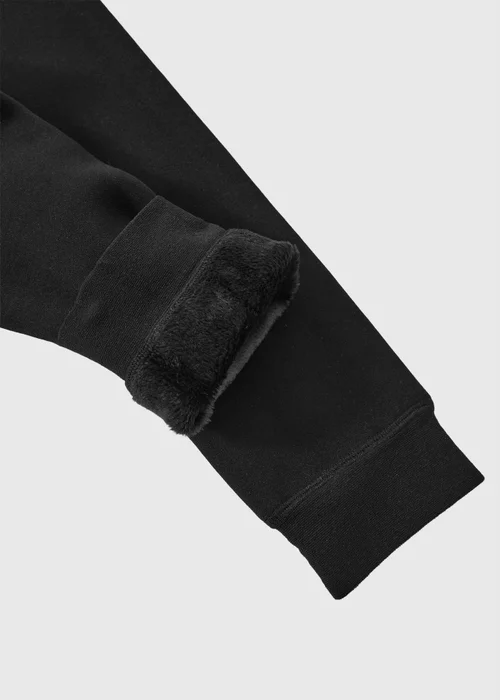 Girls Black Plush Lined Leggings (8-13yrs) - 8-9 yrs Image 2