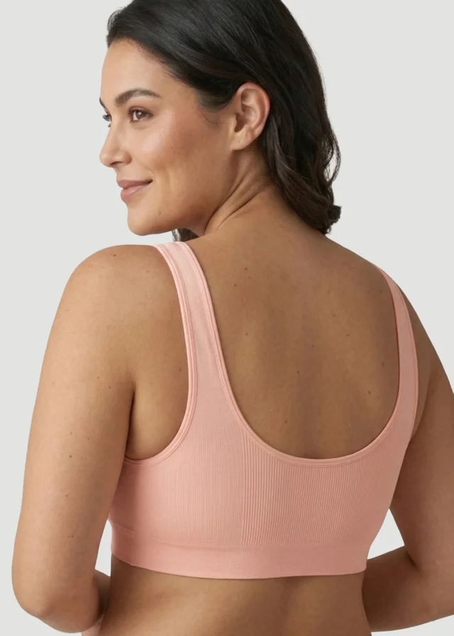Conturve Blush Pink Daily Comfort Throw On Wirefree Bra