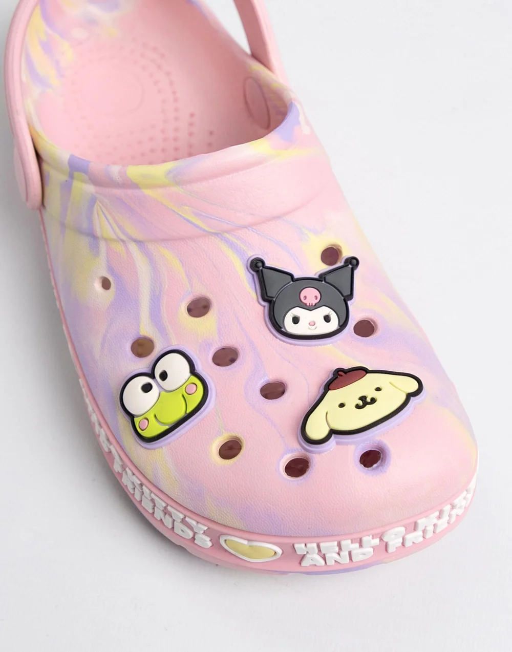 Vanilla Underground Hello Kitty Girls Pink Multi Character Clogs (11-4 UK Child) - 1 Infants Image 3