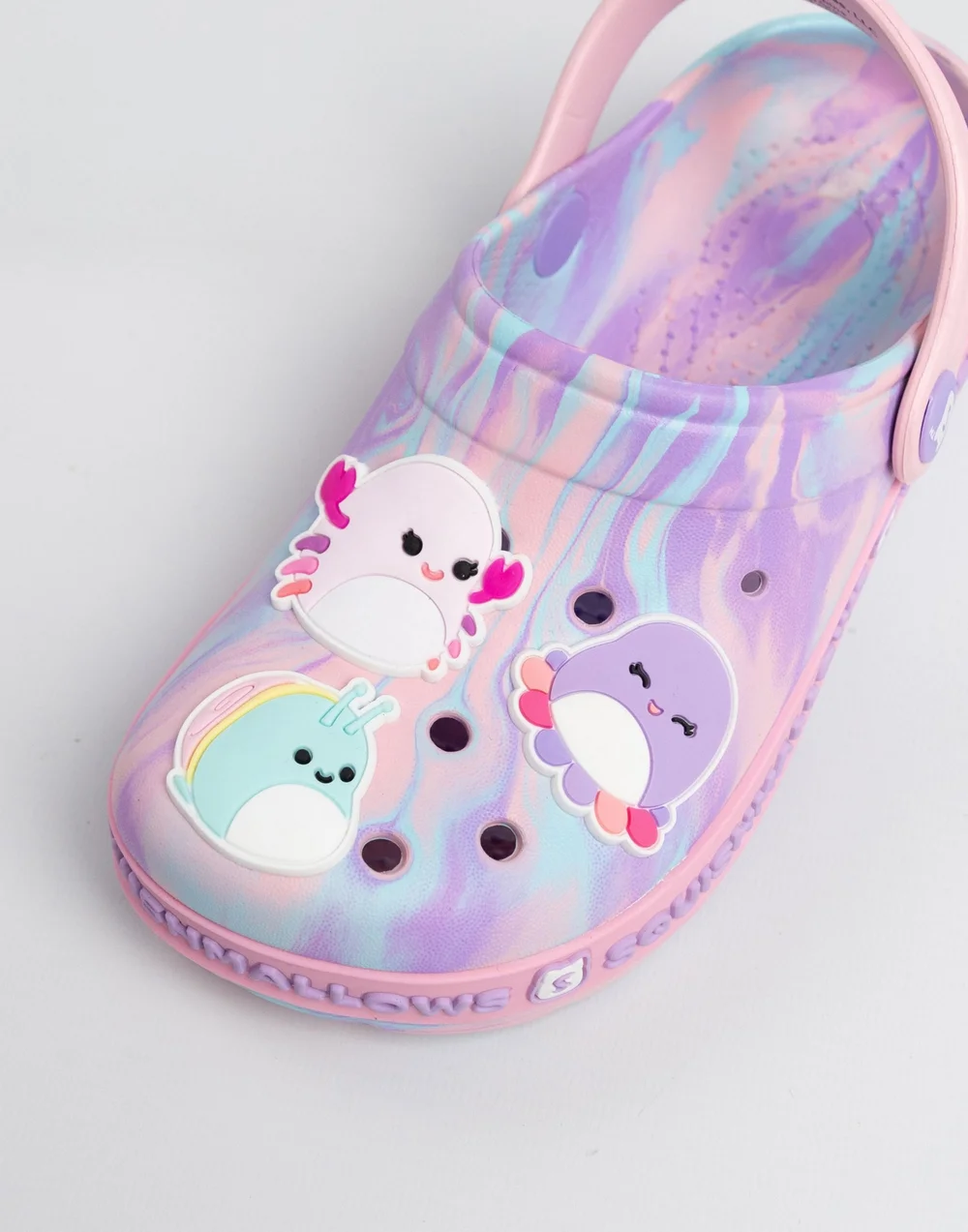 Vanilla Underground Squishmallows Girls Pink Multi Character Clogs (12-5 UK Child) - 3 Infants Image 3