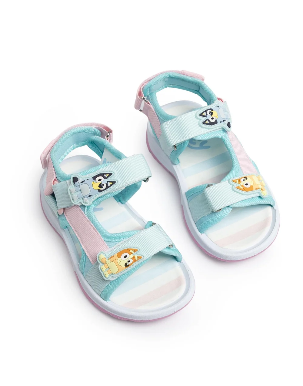 Vanilla Underground Bluey Girls Multicoloured Bingo & Bluey Sandals (6-12 UK Child) - 8 infants Image 1