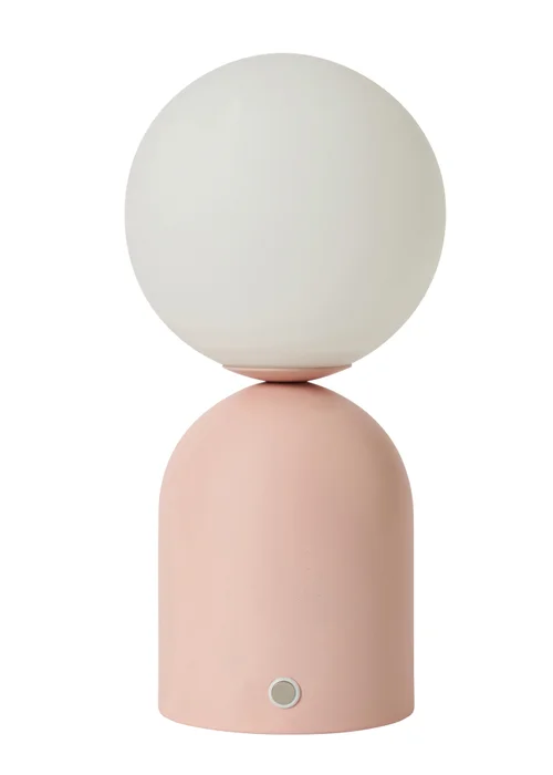 BHS Pixie USB-C Rechargeable Table Lamp Pink - One Size Image 1