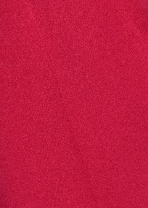Goddiva Magenta Cap Sleeve Plunging V Neckline A Line Midi Dress - 16 Image 4