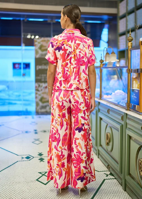 Yumi Pink Abstract Floral Shirt - 16 Image 2