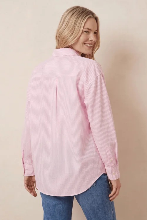 Style Cheat Pink Pinstripe Shirt - 14 Image 4