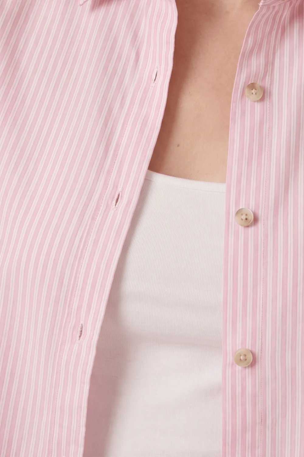 Style Cheat Pink Pinstripe Shirt - 14 Image 3