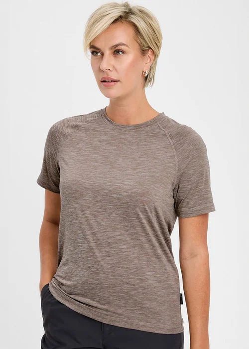 Cotton Traders Mocha Breathable Crew Neck T-Shirt - 2XL Image 2