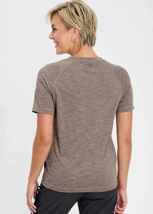 Cotton Traders Mocha Breathable Crew Neck T-Shirt - 2XL Image 4
