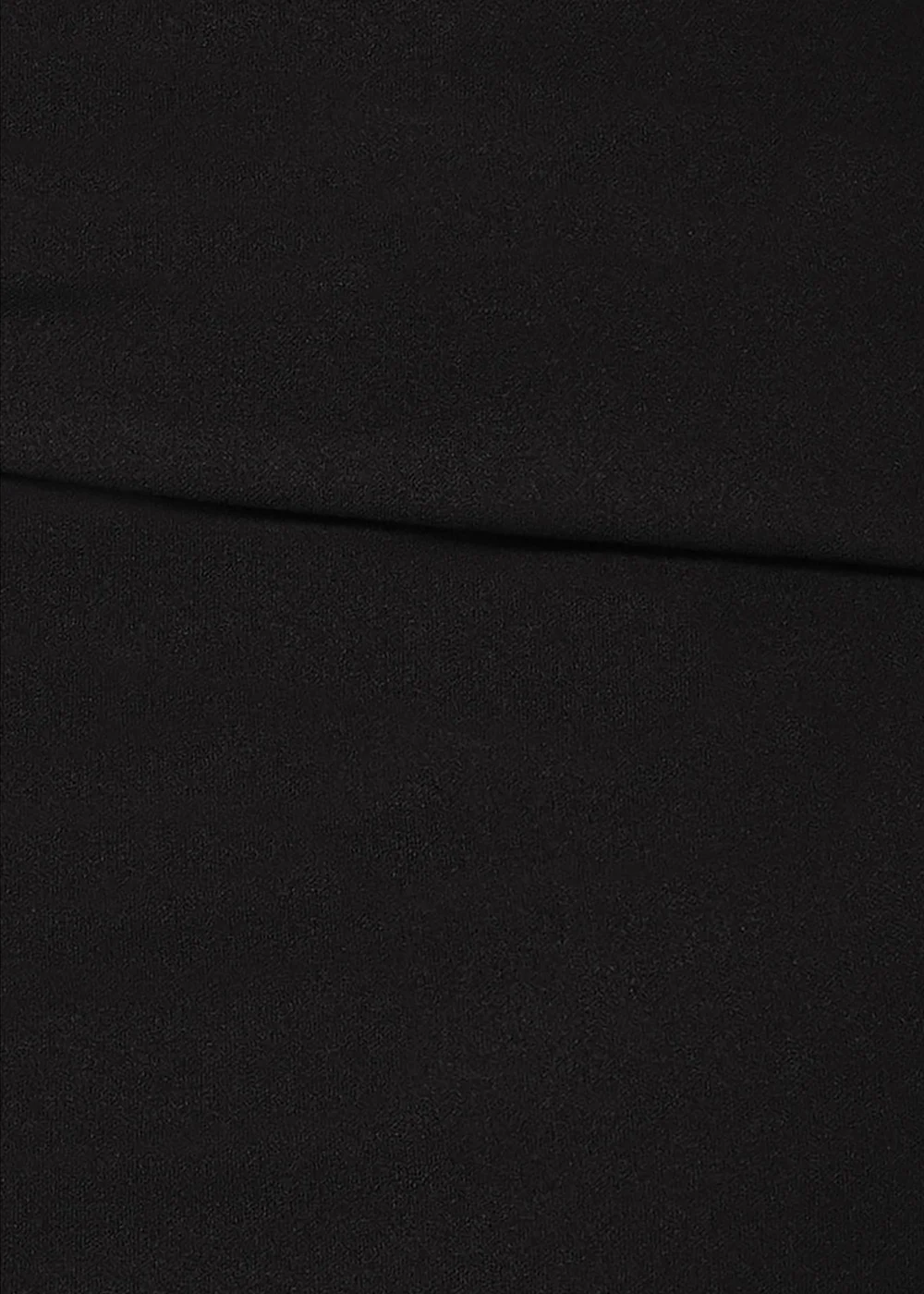Goddiva Black Bardot Pleated Midi Dress - 10 Image 4