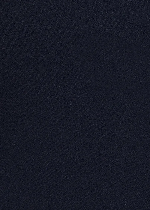 Goddiva Navy Satin Plunge Neck Bardot Scuba Maxi Dress - 16 Image 4