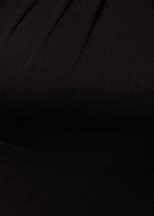 Goddiva Black Satin Multi Tie Halterneck Maxi Dress - 18 Image 4