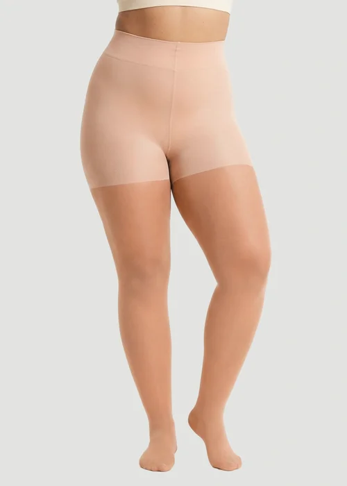Conturve Beige 70 Denier Tear Proof Shaping Tights - XL Image 1