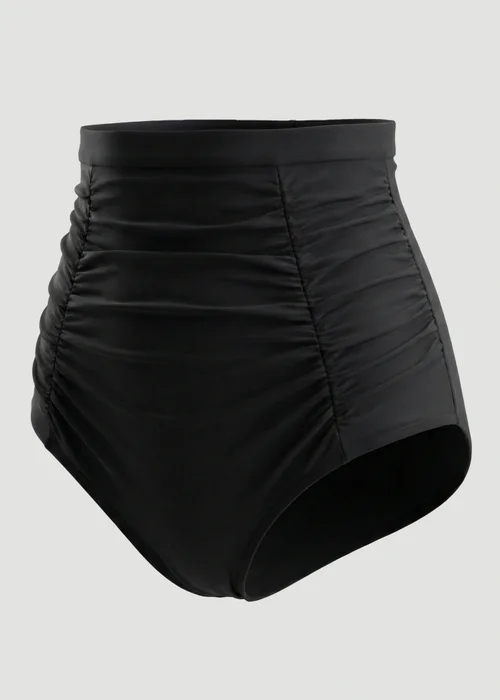 Conturve Black High Waisted Shaping Bikini Bottom - 3XL Image 1