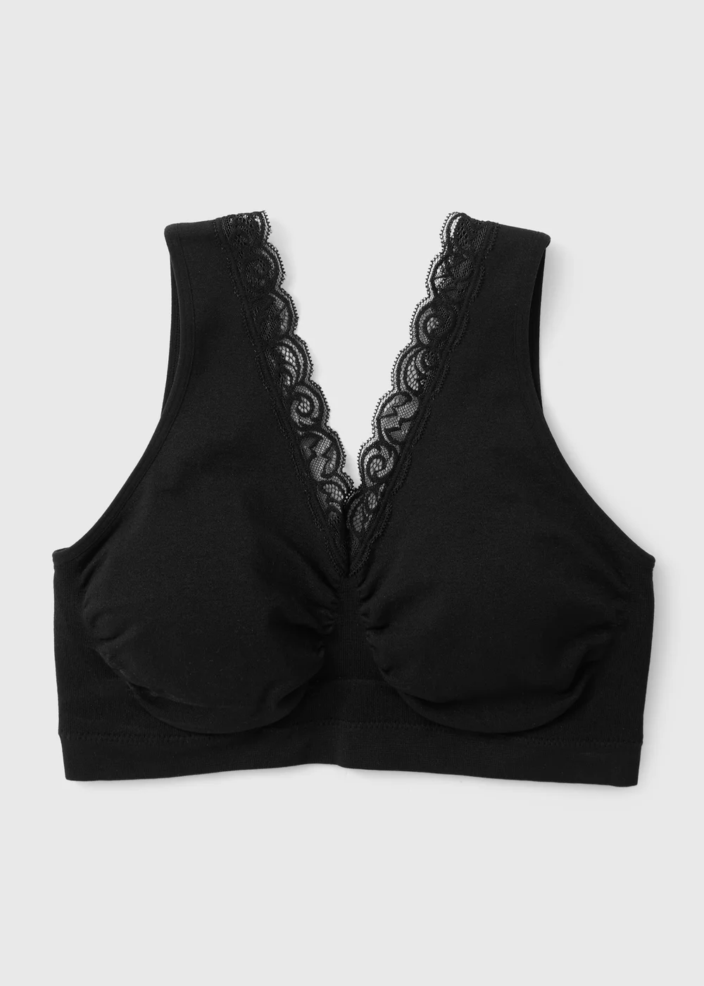 Black Seam Free Bralette - S Image 3