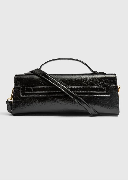Black Clutch Cross Body Bag - One Size Image 1