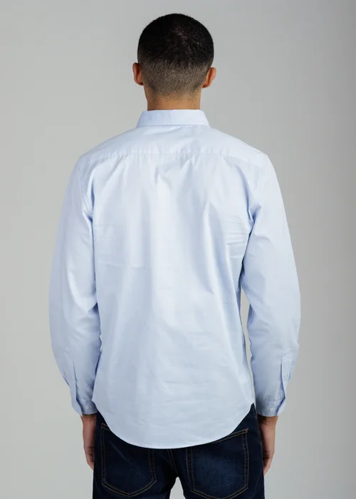 Tokyo Laundry Light Blue Cotton Oxford Long Sleeve Shirt - 2XL Image 2