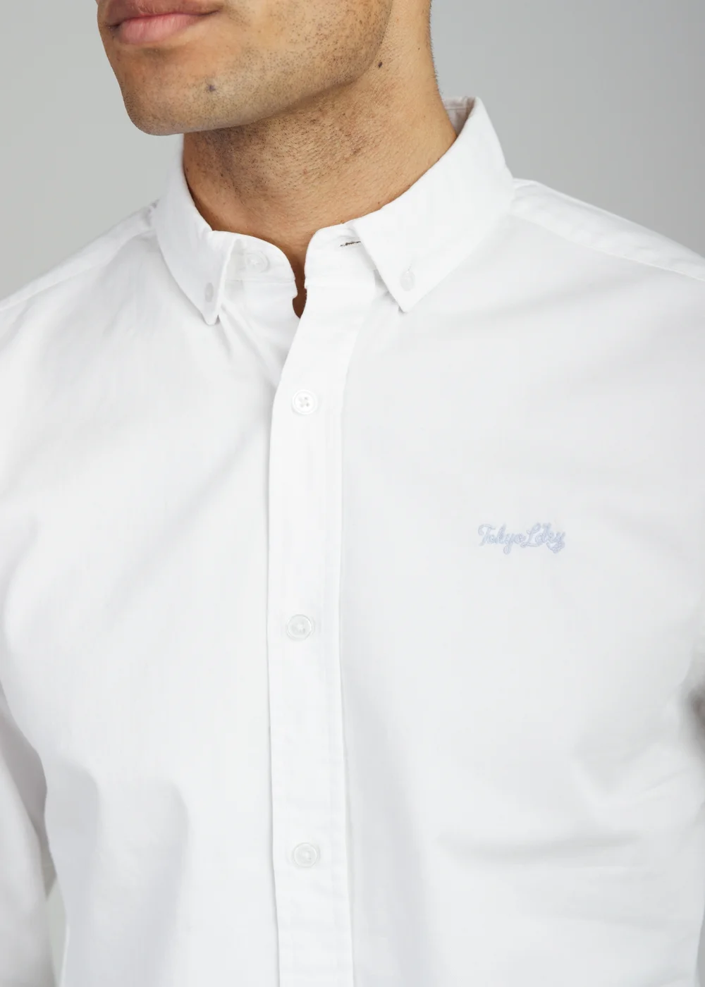 Tokyo Laundry White Cotton Oxford Long Sleeve Shirt - M Image 4