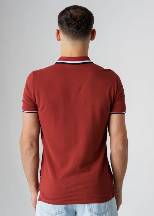 Tokyo Laundry Burgundy 2-Pack Cotton Short Sleeve Button-Up Polo Shirt - XL Image 3