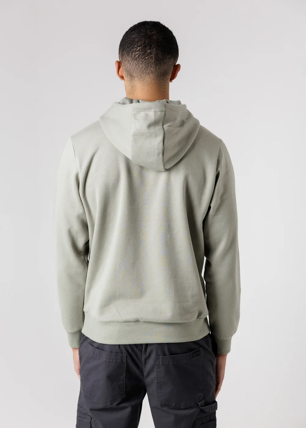 Tokyo Laundry Green Brushed Back Fleece Hoody With Small Chest Logo - L Image 2