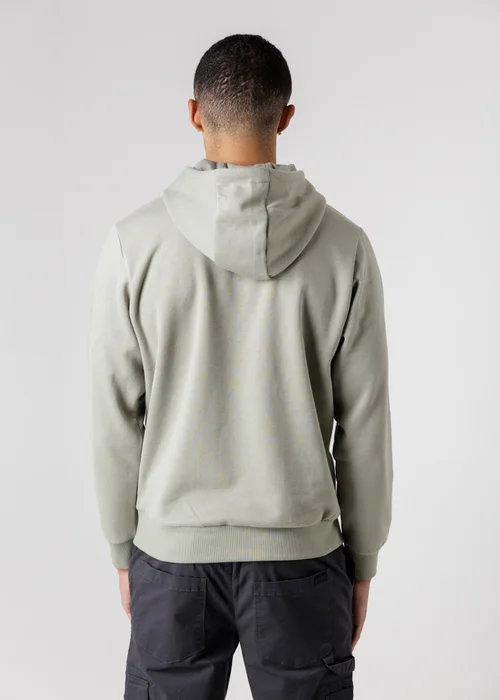 Tokyo Laundry Green Brushed Back Fleece Hoody With Small Chest Logo - L Image 2