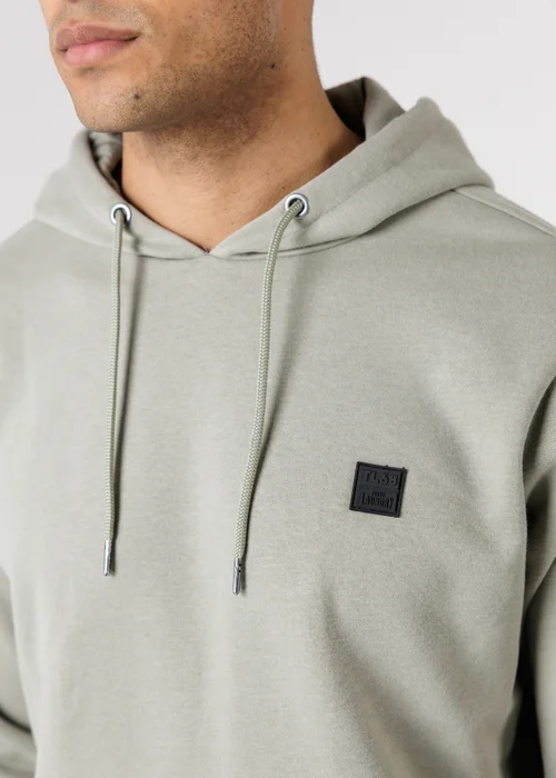Tokyo Laundry Green Brushed Back Fleece Hoody With Small Chest Logo - L Image 3