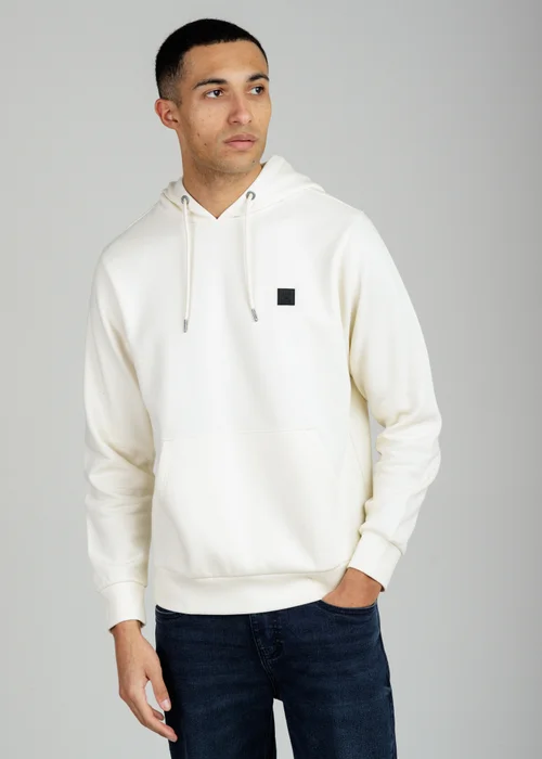 Tokyo Laundry Cream Brushed Back Fleece Hoody With Small Chest Logo - XL Image 1