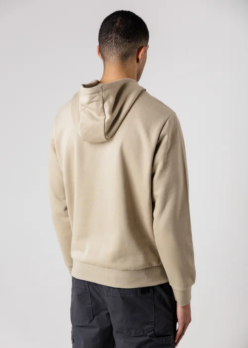 Tokyo Laundry Beige Brushed Back Fleece Hoody With Small Chest Logo - L Image 2