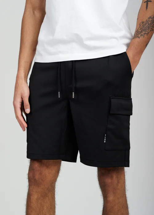 Tokyo Laundry Black Cargo-Style Shorts - XL Image 4