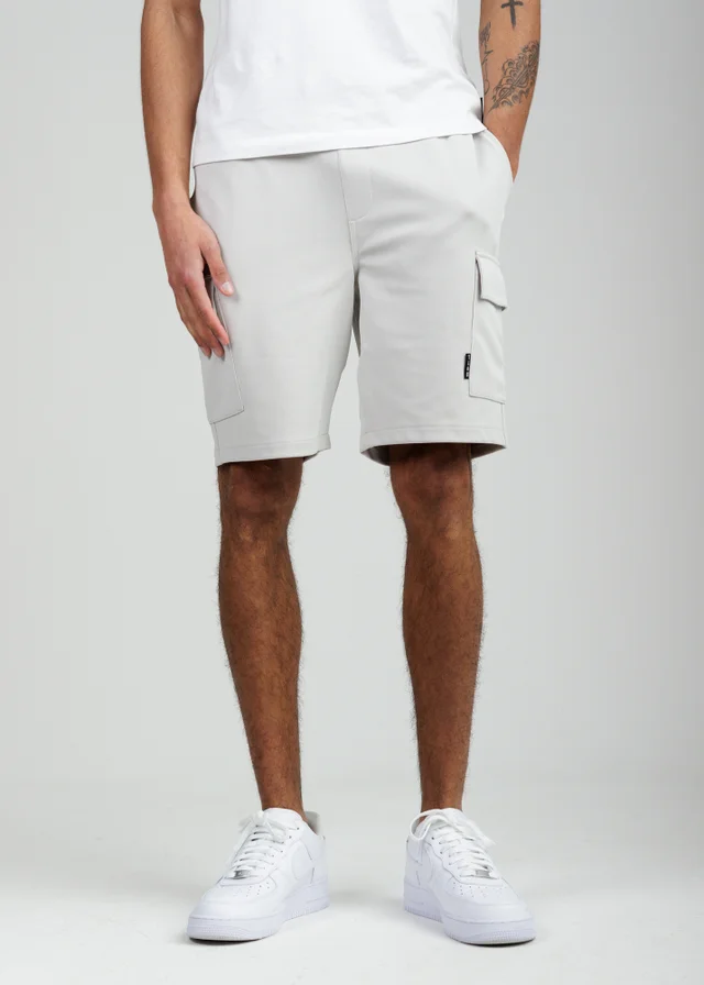 Tokyo Laundry Grey Cargo-Style Shorts