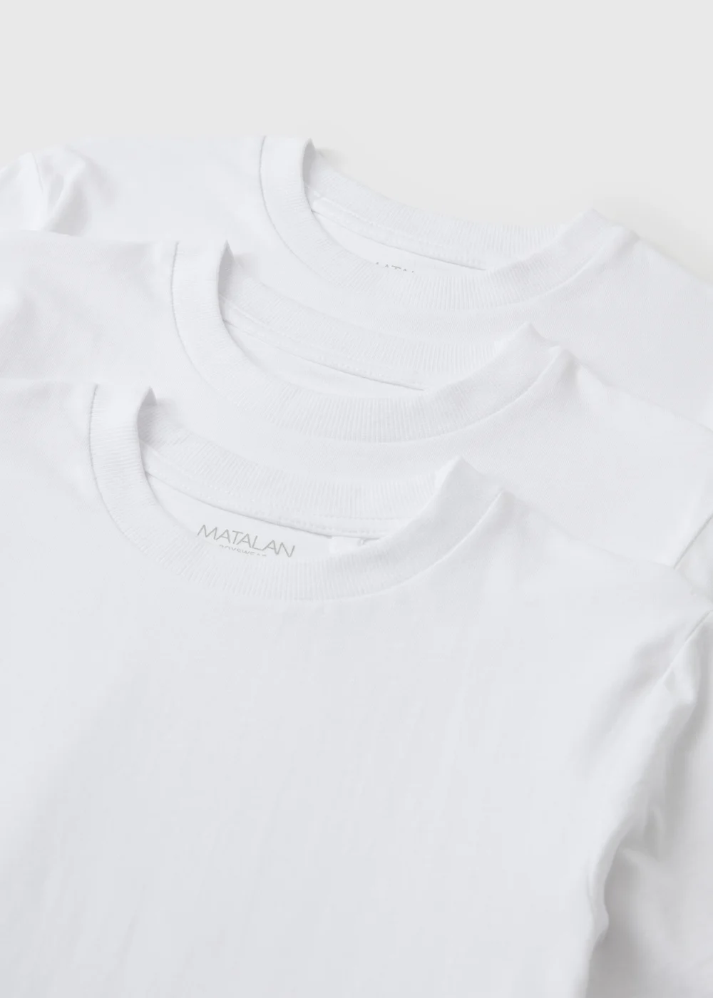 3 Pack Boys White T-Shirts (7-15yrs) - 7 Yrs Image 2