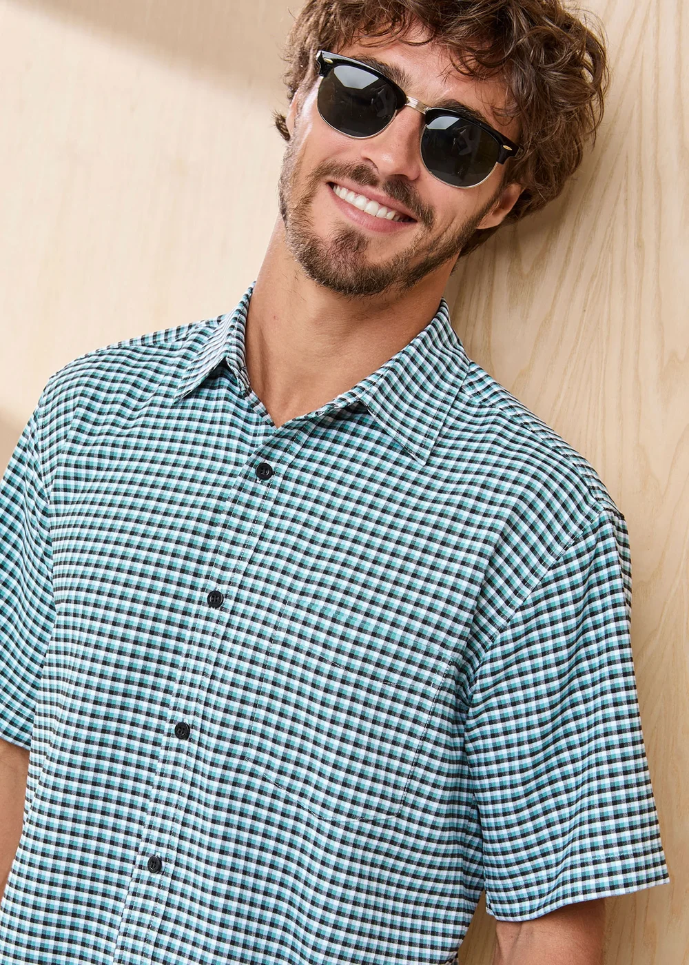 Cotton Traders Jade Green Signature Short Sleeve Soft Touch Shirt - 5XL Image 4