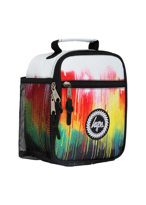 Hype Kids Multi Drips Colourful Lunch Bag - One Size Image 1