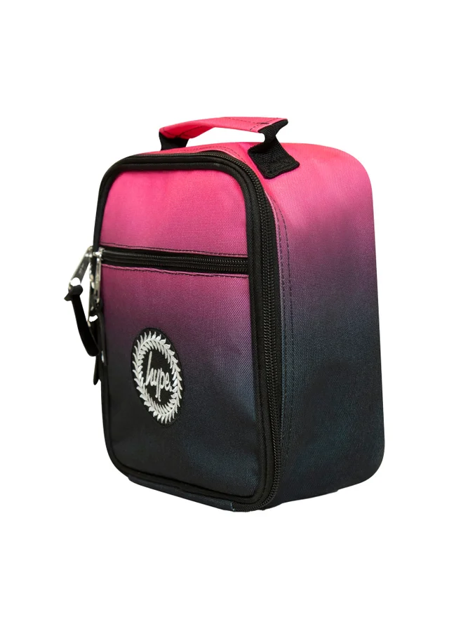 Hype Kids Black Pink Fade Thermal Insulated 4.5L Lunch Bag
